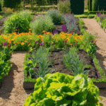 Les Jardins du SEL près de Caen : Un potager au service des liens humains sdxl-792d16d8693614682a4a514defea3bef