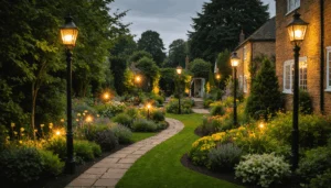 Éclairage extérieur : astuces pour illuminer votre jardin avec guirlandes, torches et lampadaires